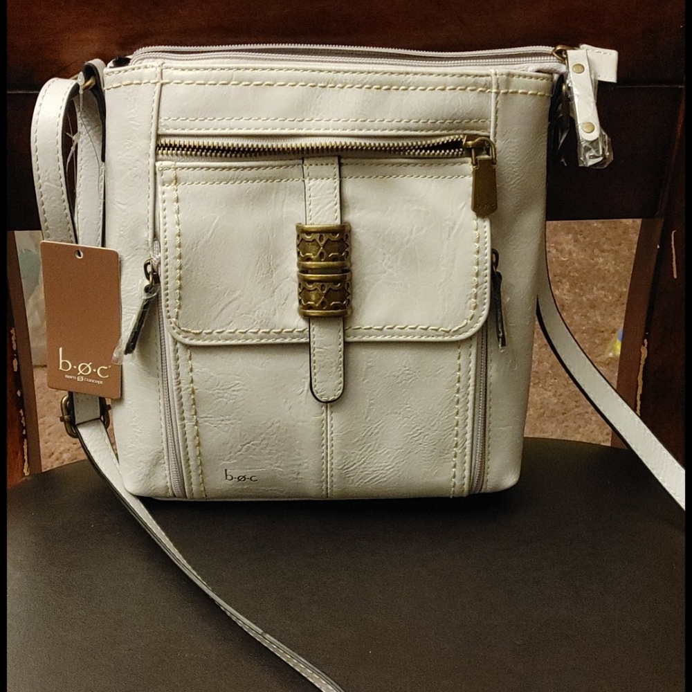 Women's White B.O.C Crossover Bag